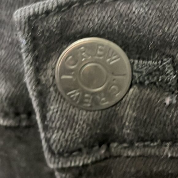 J. Crew MERCANTILE Black 5 Pocket Distressed Skinny Jean- Size 12/31 - Picture 5 of 11